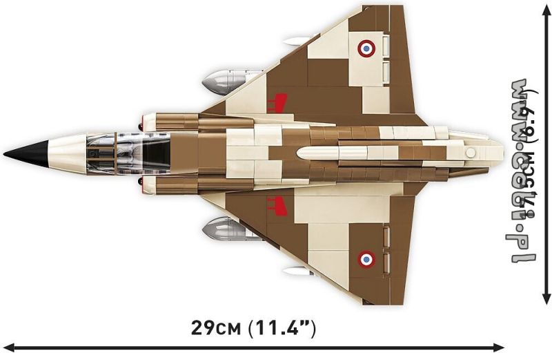 COBI Stavebnica AF Mirage IIIC white (COBI-5818)