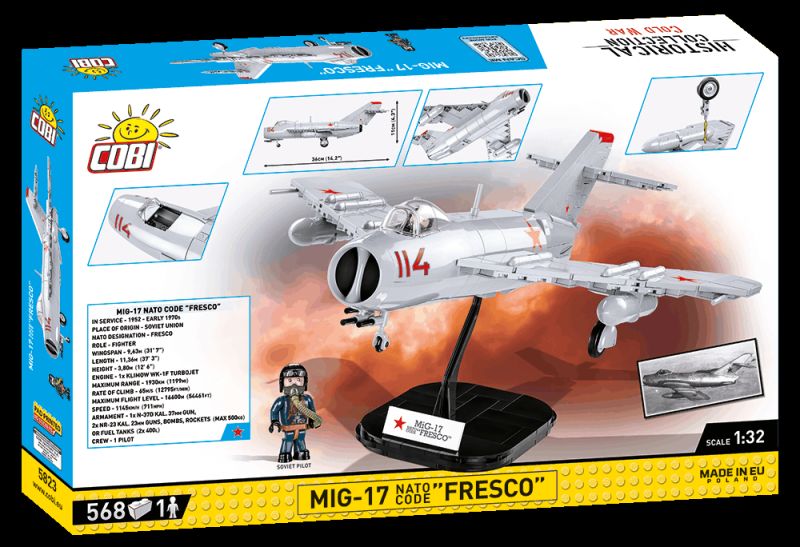 COBI Stavebnica CW MIG-17 "Fresco" (COBI-5823)