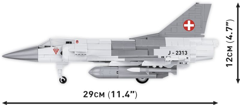 COBI Stavebnica AF Mirage IIIS Swiss (COBI-5827)