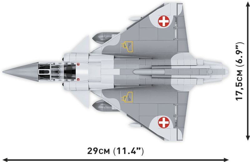 COBI Stavebnica AF Mirage IIIS Swiss (COBI-5827)