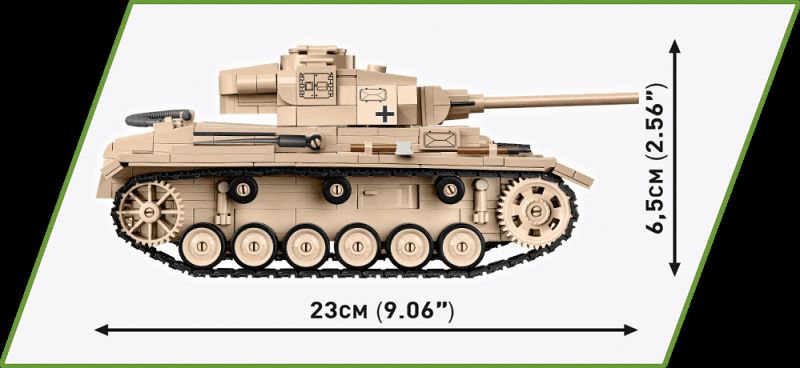 COBI Stavebnica HC WW2 Panzer III Ausf. J (COBI-2562)