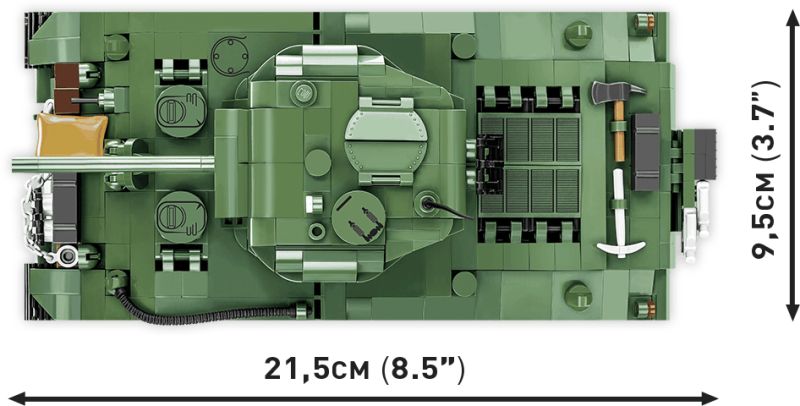 COBI Stavebnica HC WW2 M4A3 Sherman (COBI-2570)
