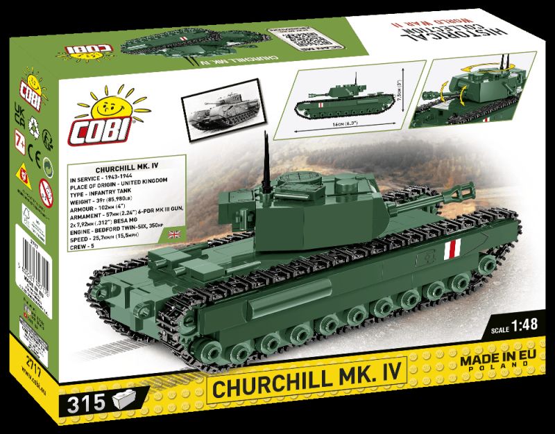 COBI Stavebnica HC WW2 Churchill Mk. IV (COBI-2717)