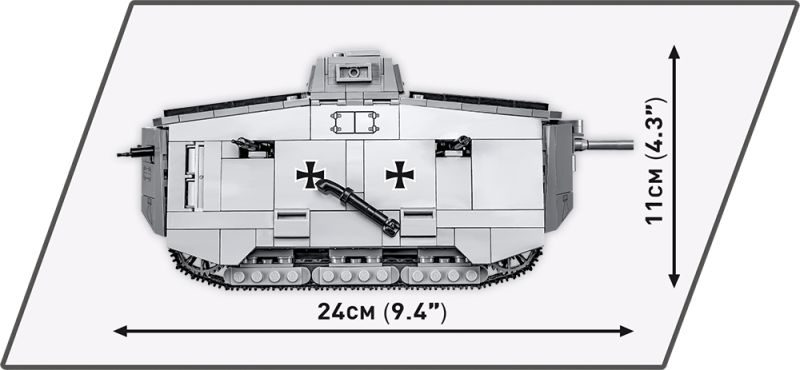 COBI Stavebnica HC GW Sturmpanzerwagen A7V (COBI-2989)
