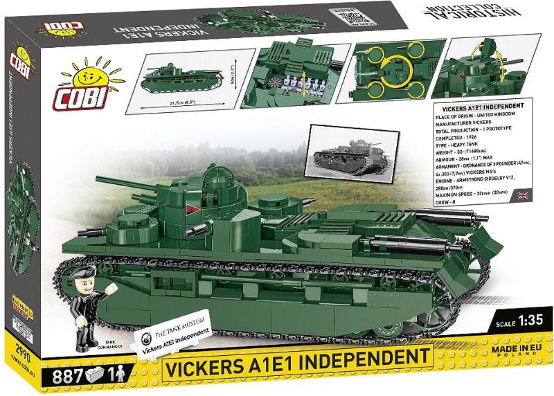 COBI Stavebnica HC Vickers A1E1 Independent (COBI-2990)