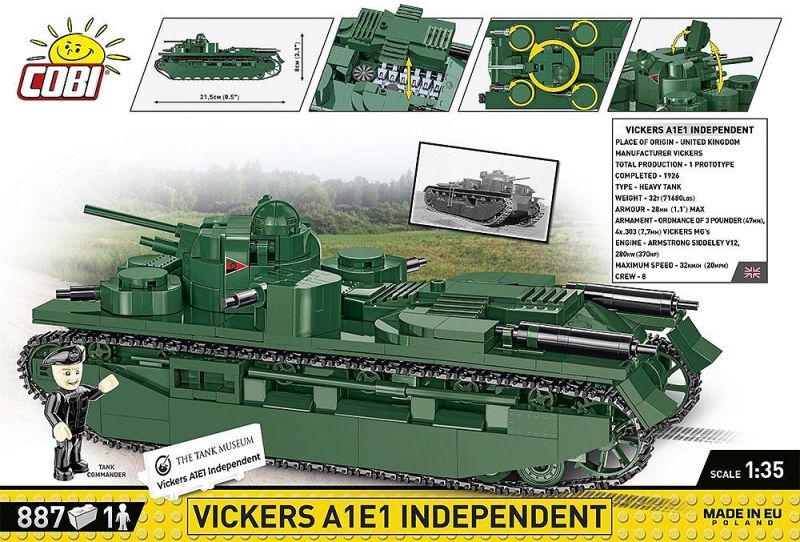 COBI Stavebnica HC Vickers A1E1 Independent (COBI-2990)