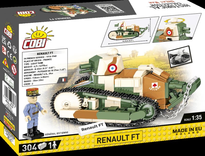 COBI Stavebnica HC GW Renault FT (COBI-2991)