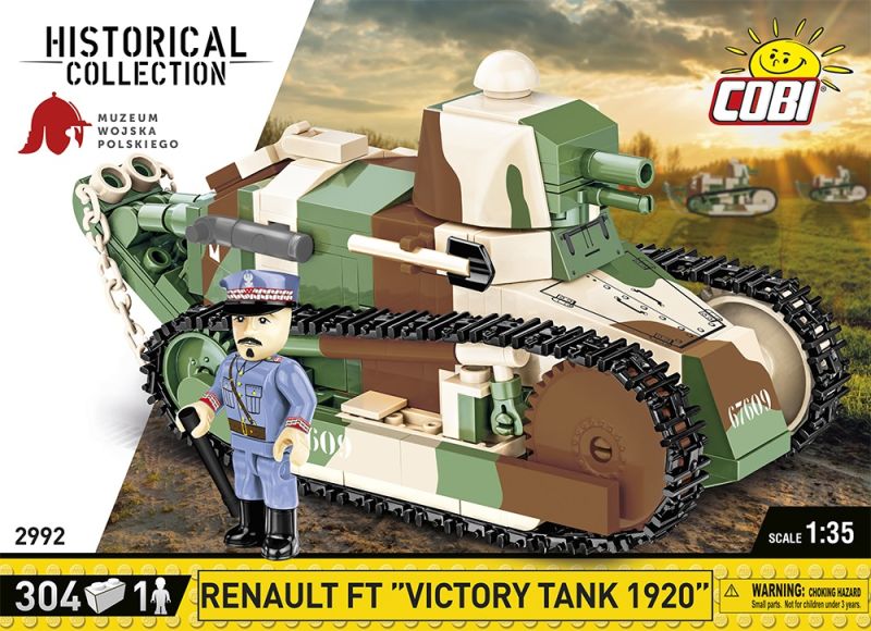 COBI Stavebnica HC Renault FT "Victory Tank 1920" (COBI-2992)