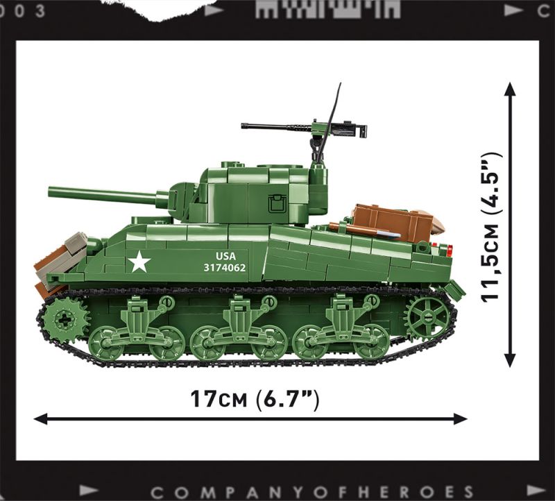 COBI Stavebnica COH3 Sherman M4A1 (COBI-3044)