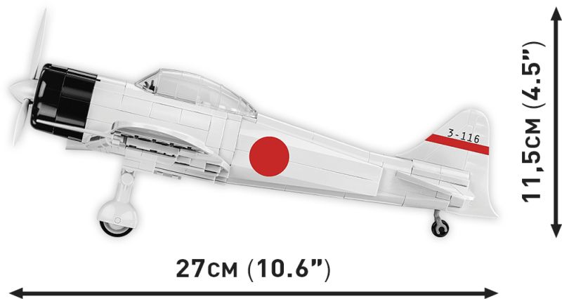 COBI Stavebnica HC WW2 Mitsubishi A6M2 "Zero-Sen" (COBI-5729)