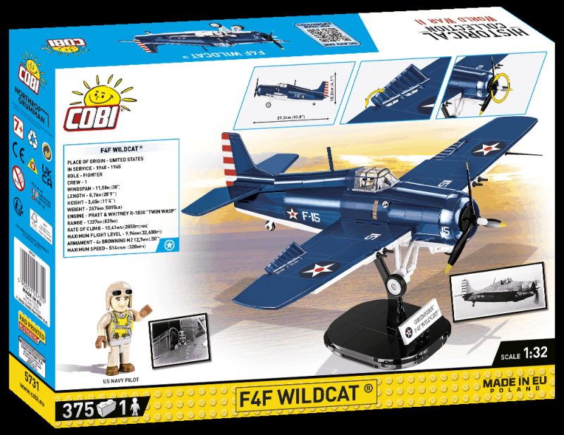 COBI Stavebnica HC WW2 F4F Wildcat (COBI-5731)