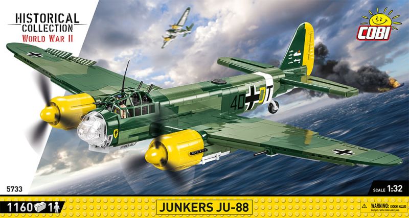 COBI Stavebnica HC WW2 Junkers Ju 88 (COBI-5733)