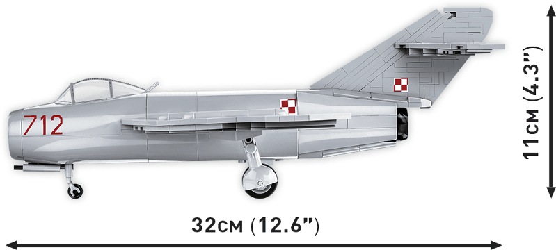 COBI Stavebnica HC CW Lim-1 Polish Air Force 1952 (COBI-5822)