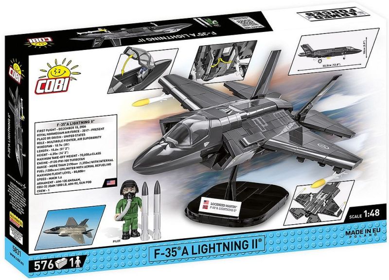 COBI Stavebnica AF F-35A Lightning II (COBI-5831)