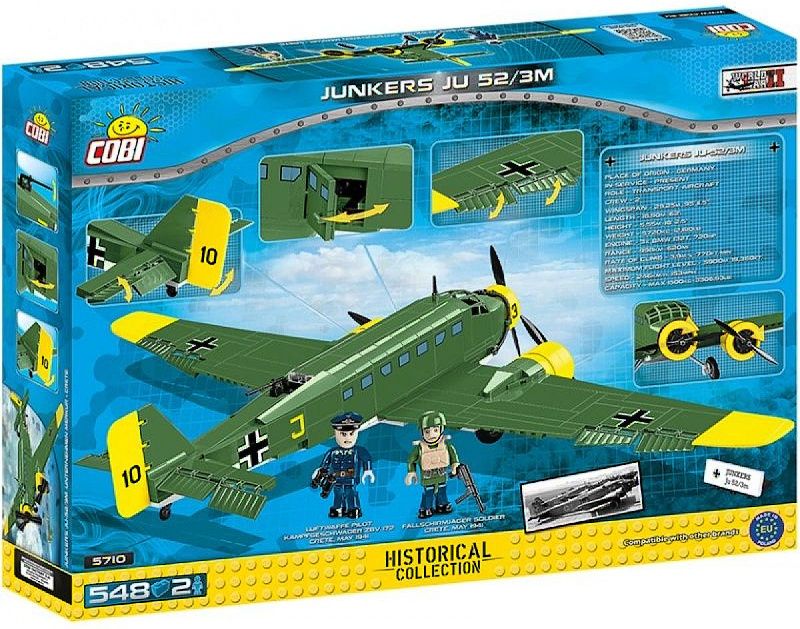 COBI Stavebnica WW2 Junkers JU 52/3M (COBI-5710)