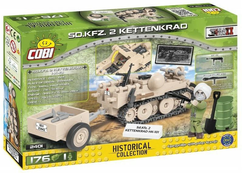 COBI Stavebnica WW2 Sd. Kfz. 2 Kettenkrad (COBI-2401)