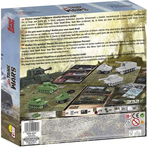 COBI Strategická stolná hra Small Army Tank Wars (COBI-22104)