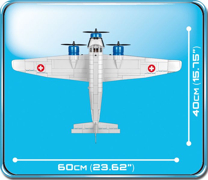 COBI Stavebnica WW2 Junkers JU-52/3M (COBI-5711)