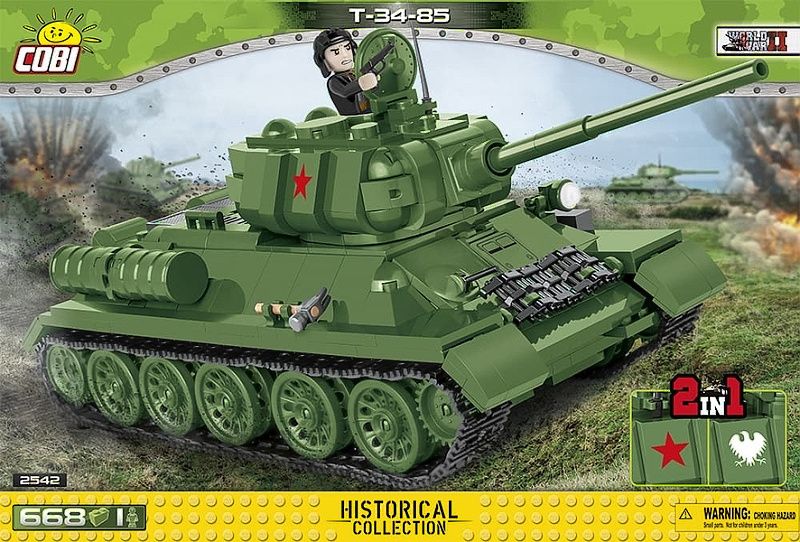 COBI Stavebnica WW2 T-34-85 (COBI-2542)