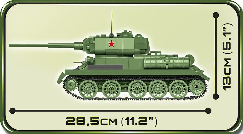 COBI Stavebnica WW2 T-34-85 (COBI-2542)