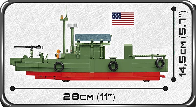 COBI Stavebnica VW Patrol Boat River MK II (COBI-2238)
