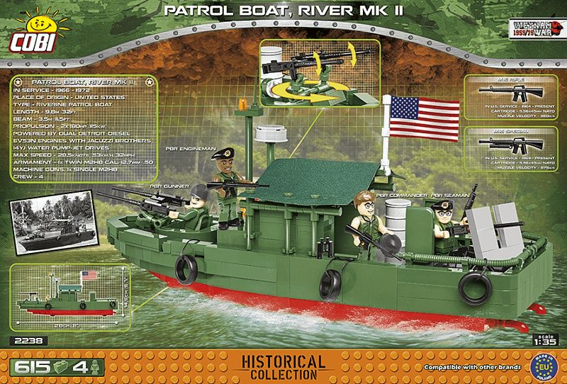 COBI Stavebnica VW Patrol Boat River MK II (COBI-2238)