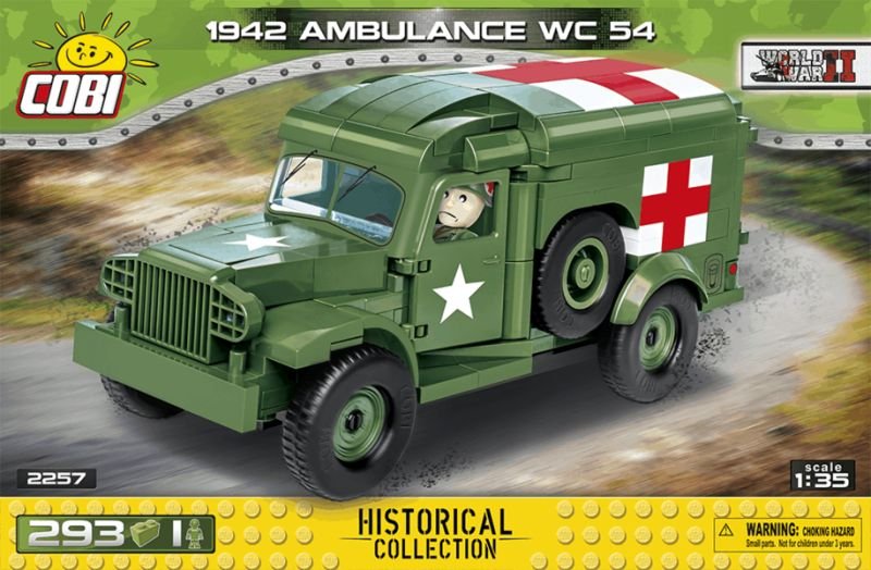 COBI Stavebnica WW2 1942 Ambulance WC 54 (COBI-2257)