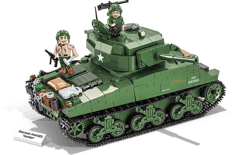 COBI Stavebnica WW2 Sherman M4A3E2 Jumbo (COBI-2550)