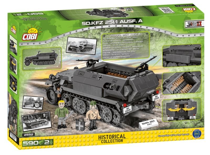 COBI Stavebnica WW2 Sd.Kfz 251/1 Ausf. A (COBI-2552)