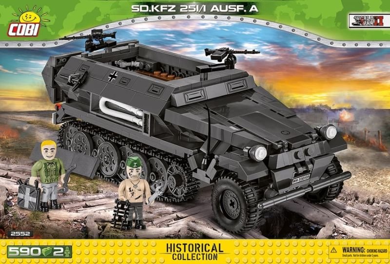 COBI Stavebnica WW2 Sd.Kfz 251/1 Ausf. A (COBI-2552)