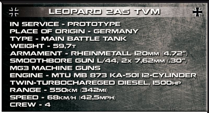 COBI Stavebnica AF Leopard 2A5 TVM (COBI-2620)