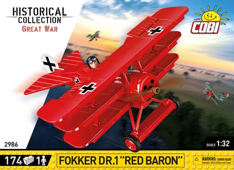 COBI Stavebnica GW Fokker Dr. I Red Baron (COBI-2986)