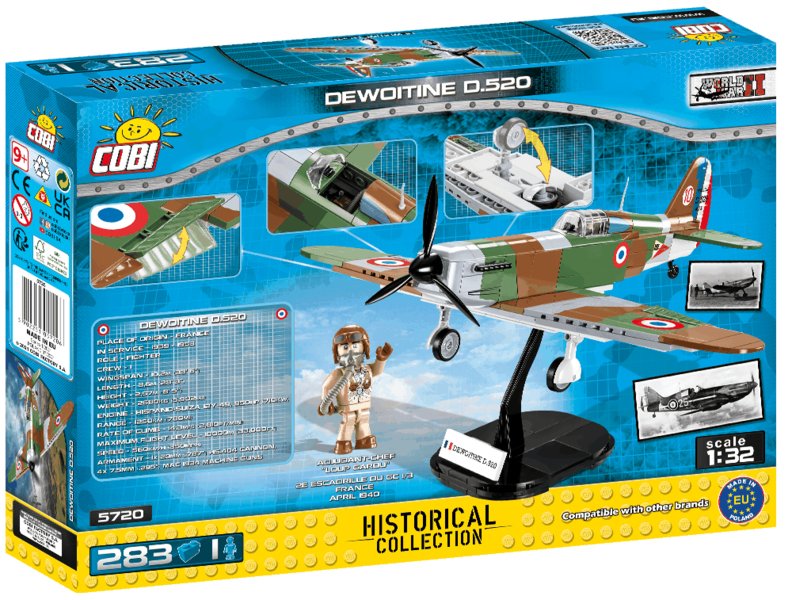 COBI Stavebnica WW2 Dewoitine D.520 (COBI-5720)