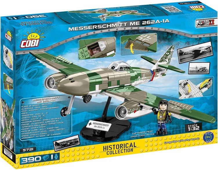 COBI Stavebnica WW2 Messerschmitt ME 262A-1A (COBI-5721)