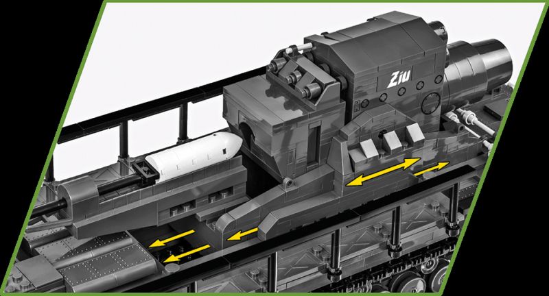 COBI Stavebnica WW2 60cm Karl-Gerät 040 "ZIU" (COBI-2560)