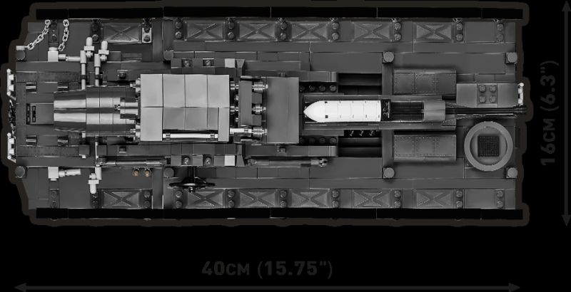 COBI Stavebnica WW2 60cm Karl-Gerät 040 "ZIU" (COBI-2560)