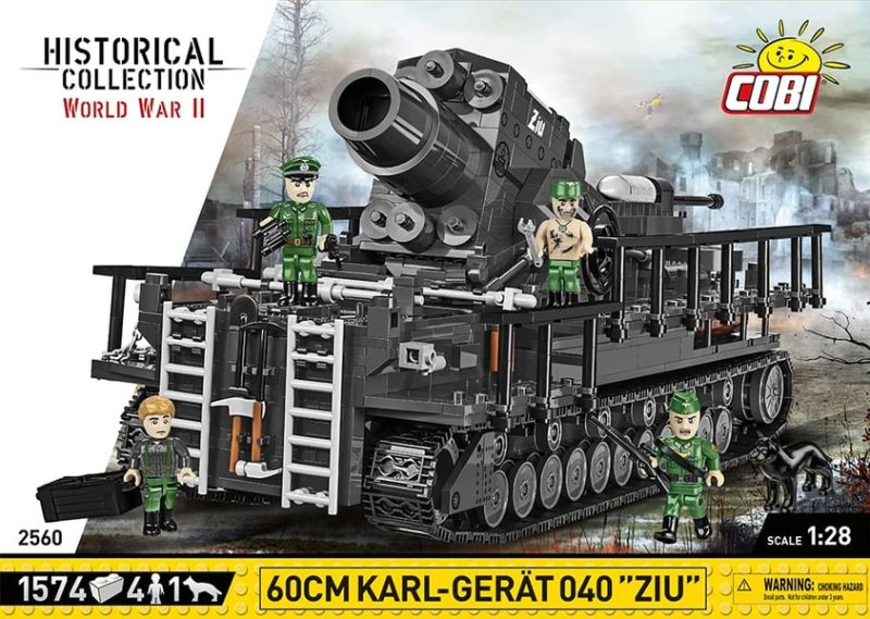 COBI Stavebnica WW2 60cm Karl-Gerät 040 "ZIU" (COBI-2560)