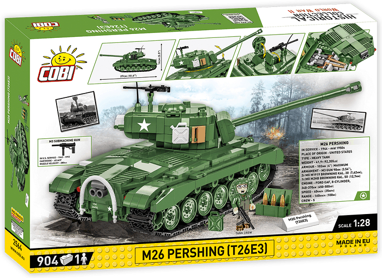 COBI Stavebnica WW2 M26 Pershing (T26E3) (COBI-2564)