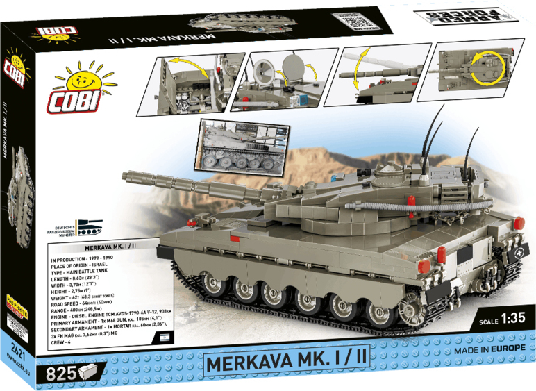 COBI Stavebnica AF Merkava MK.I/II (COBI-2621)