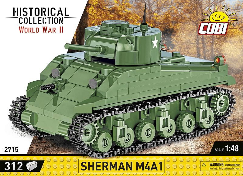 COBI Stavebnica WW2 Sherman M4A1 (COBI-2715)