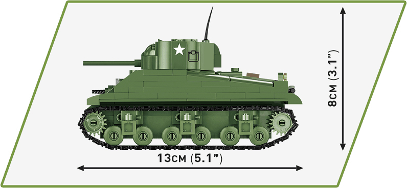 COBI Stavebnica WW2 Sherman M4A1 (COBI-2715)