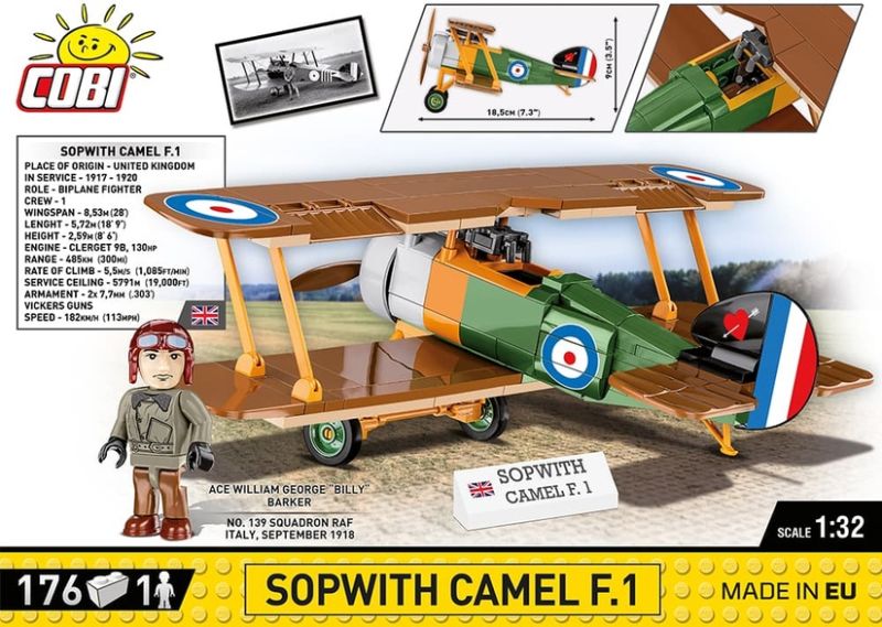COBI Stavebnica GW Sopwith Camel F.1 (COBI-2987)