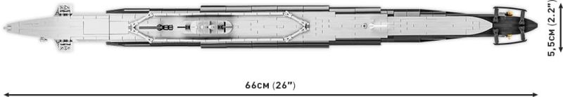 COBI Stavebnica WW2 USS Tang (SS-306) (COBI-4831)