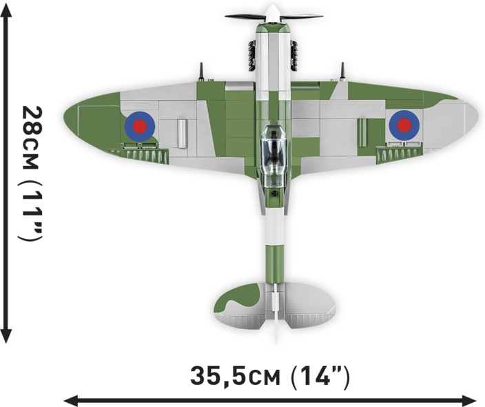 COBI Stavebnica WW2 Supermarine Spitfire MK.VB (COBI-5725)