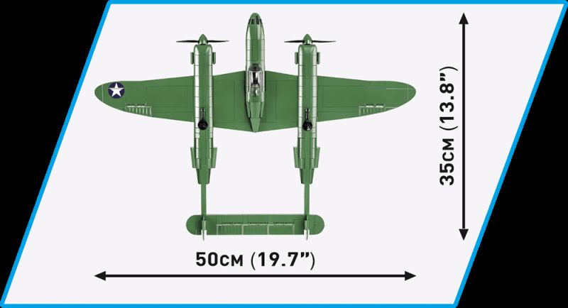COBI Stavebnica WW2 Lockheed P-38H Lightning (COBI-5726)