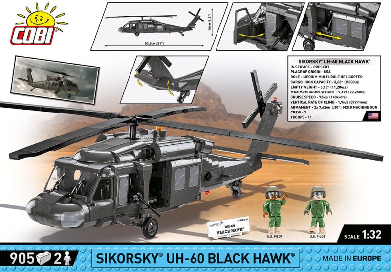 COBI Stavebnica AF Sikorski UH-60 Black Hawk (COBI-5817)