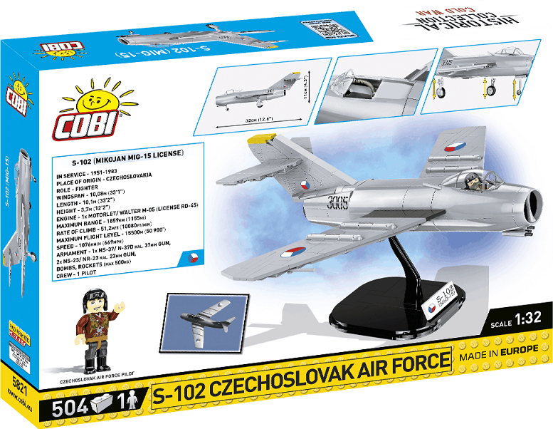 COBI Stavebnica CW S-102 Czechoslovak Air Force (COBI-5821)