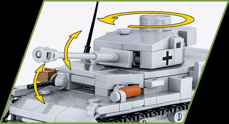 COBI Stavebnica WW2 PzKpfW Panzer IV Ausf. G (COBI-2714)