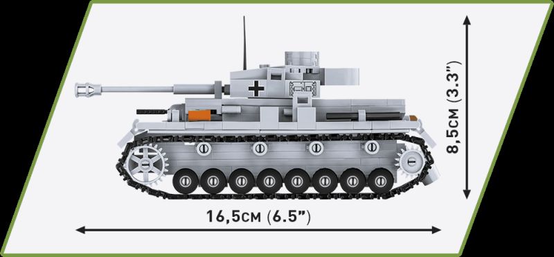 COBI Stavebnica WW2 PzKpfW Panzer IV Ausf. G (COBI-2714)