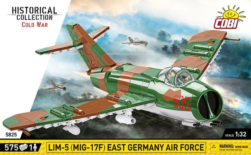 COBI Stavebnica CW LIM-5 (MIG 17-F) East Germany Air Force (COBI-5825)